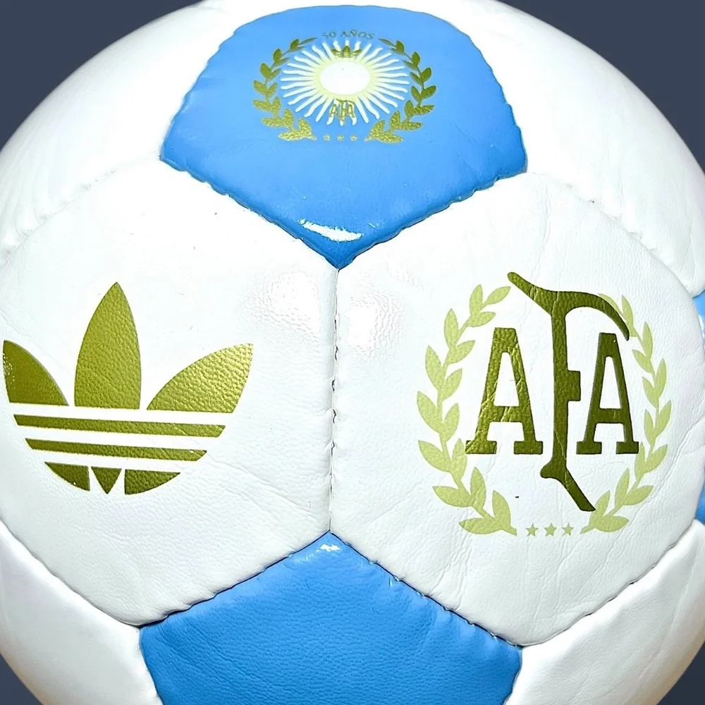 Adidas 50s Anniversary White Blue Soccer Ball Size 5